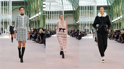 Grand palais'teki Chanel defilesi ilkbahar/yaz 2025 